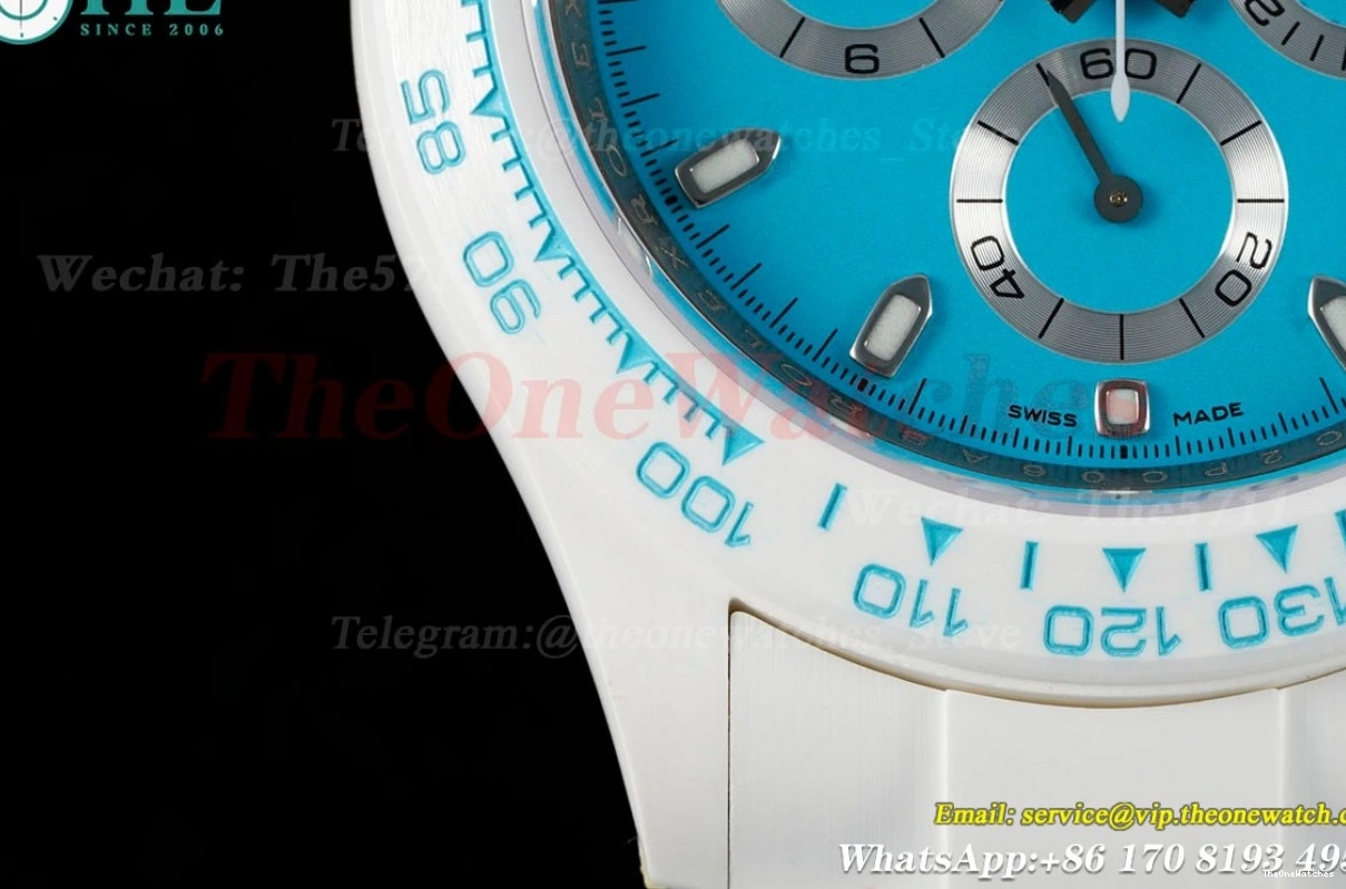 Cer AET Cer Dial ZF SH4130 Blue Daytona 40mm Tiffany 0427